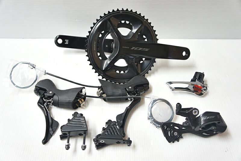 ▽▽美品 シマノ SHIMANO 105 コンポ5点セット FC-R7100 ST
