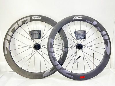 超美品 ジップ ZIPP 404ファイアクレスト FIRECREST DISC TLR ホイールセット シマノフリー 11速 DISC フックレスリム カーボン