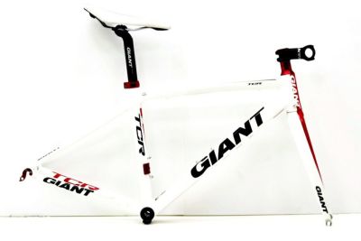 ★★ジャイアント GIANT TCR2 2011年モデル アルミ ロードバイク用フレーム XSサイズ ホワイト（サイクルパラダイス山口より配送)
