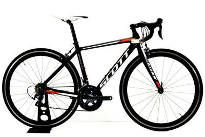 ★★スコット SCOTT SPEEDSTER 20 ULTEGRA カスタム 2016年モデル アルミ ロードバイク XXSサイズ 2×11速 ブラック（サイクルパラダイス山口より配送)