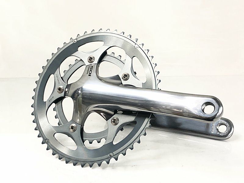 超美品 シマノ SHIMANO 105 FC-5650 50-34T/170mm クランクセット 〇