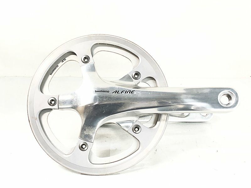 シマノ ALFINE FC-S501 クランクセット 170mm 45t 黒 シマノ SHIMANO アルフィネ ALFINE FC-S501 45T/170mm クランク