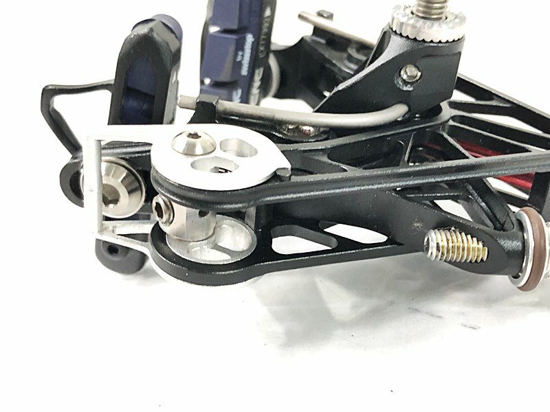 KCNC キャリパーブレーキ　中古 KCNC CB3 キャリパーブレーキ チタンセンターボルト 前後セット