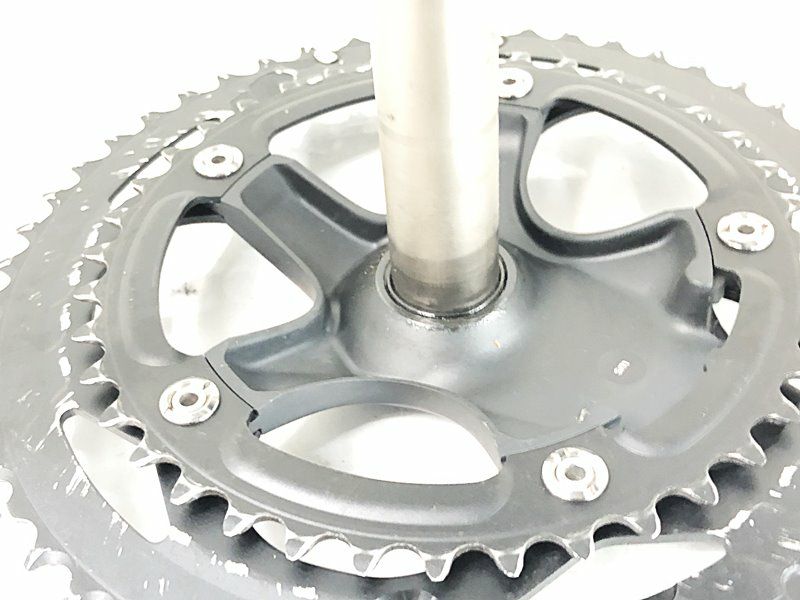 Shimano 105 FC-5700 クランクセット シルバー 52T/39T シマノ SHIMANO 105 FC-5700 52-39T/172.5mm クランクセット 〇