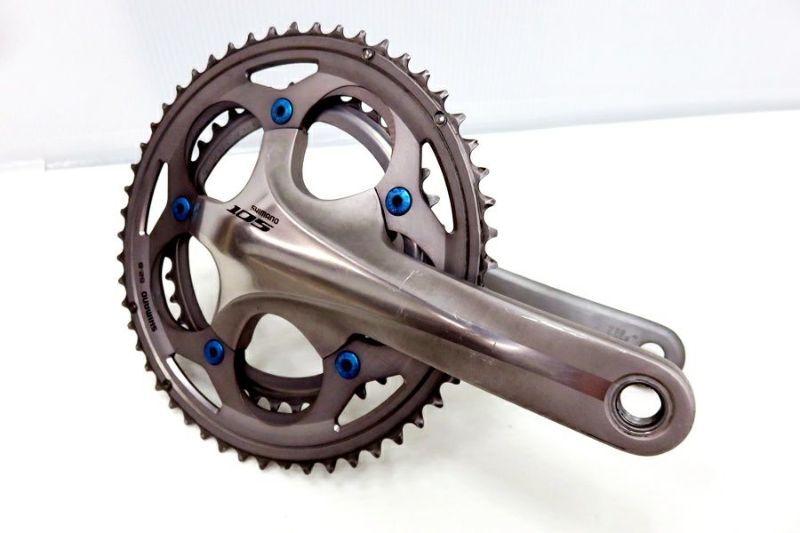 SHIMANO 105 クランク FC-5700 52-39T 165㎜ シマノ SHIMANO 105 クランクセット FC-5700 170mm 52-39T 10速