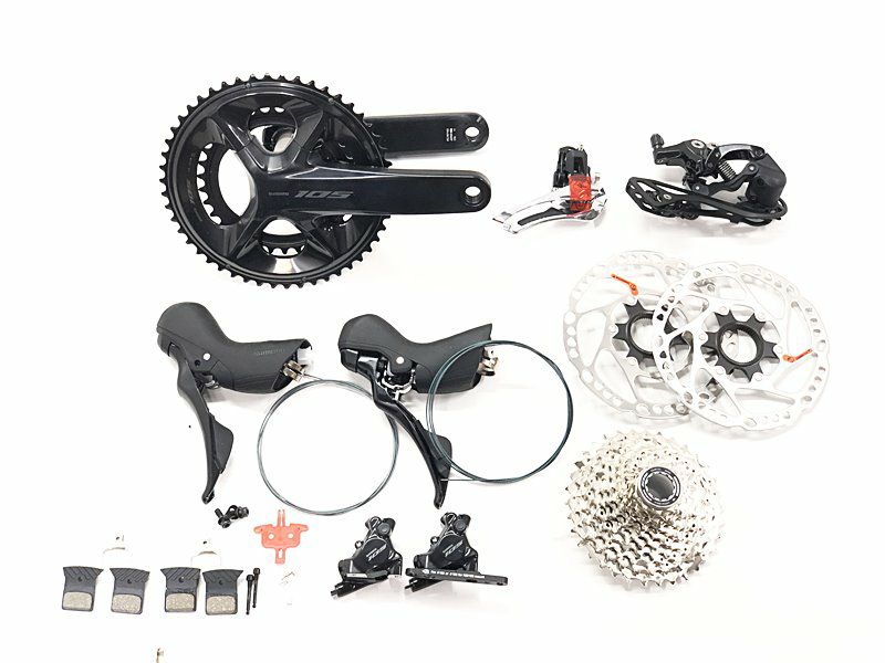 美品 シマノ SHIMANO 105 R7100 2x12S 11-34T 機械式 油圧DISC