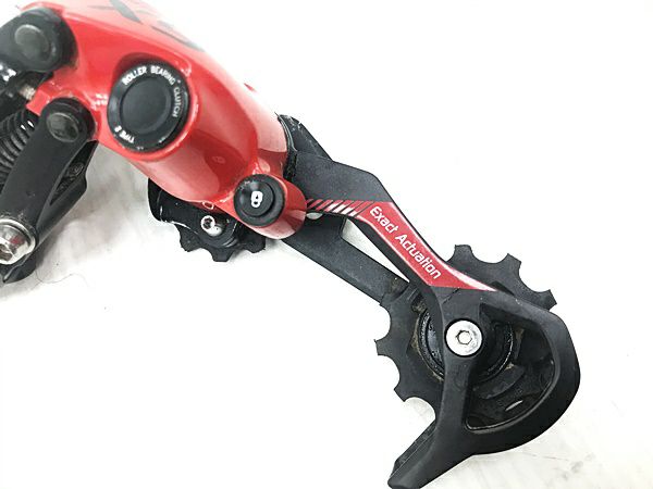 スラム SRAM X9 リアディレイラー ロングケージ 10s レッド MTB
