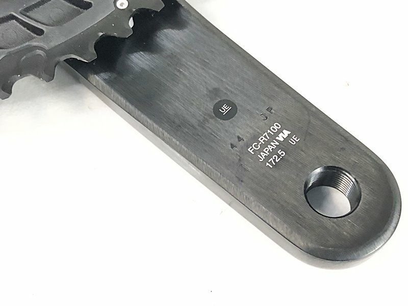 美品 シマノ SHIMANO 105 FC-R7100 50-34T/172.5 クランクセット 〇