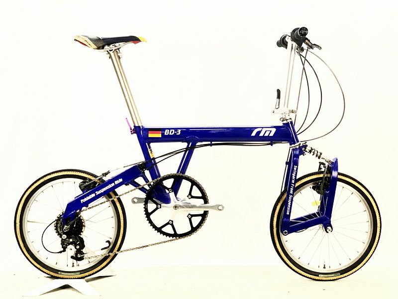 r&m☆ BD-3♪Birdy♪ 折りたたみ自転車♪ブルー♪BD-1 日常的に！キャンプに！R&Mのミニベロ（折りたたみ自転車)BD-1