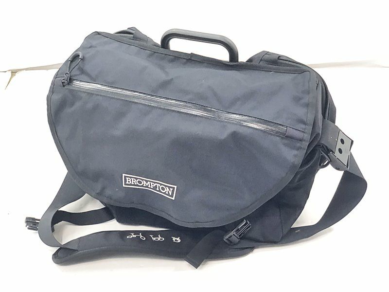 BROMPTON ブロンプトン S-Bag Sバッグ グレー ブラック フロント