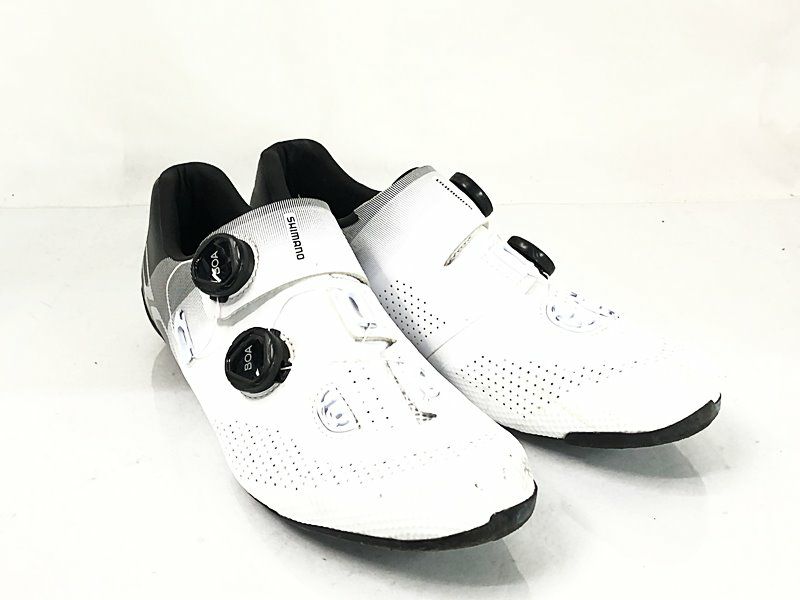 シマノ SHIMANO SH-RC702M EU45 28.5cm WHITE SPD-SL ビンディングシューズ