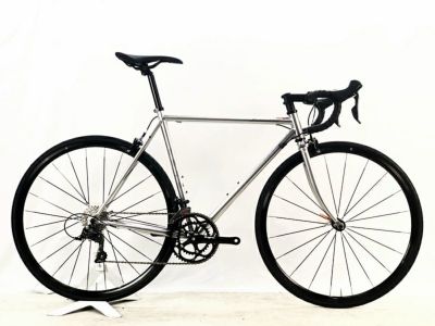 クロモリフレーム シンプル シルバー 540サイズ 各所ほぼ新品 大きい