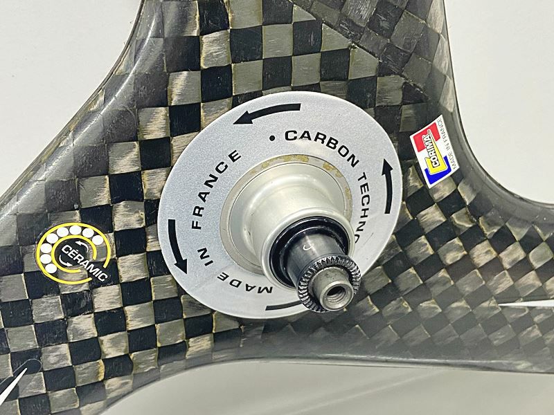 CORIMA カーボンディスクホイール チューブラー リムブレーキ用 CORIMA コリマ C+ DISC ピスト カーボン チューブラー フロント