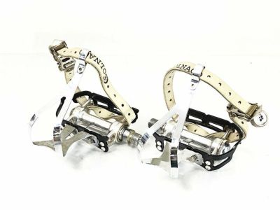未使用　当時物　VP-956S 自転車用ペダル　LR　フラット／ベルト通し穴アリ 未使用 当時物 VP-956S 自転車用ペダル LR フラット／ベルト通し