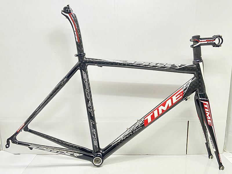 TIME VXエリートカーボン ロードバイクフレーム 赤黒 TIME VXエリートカーボン ロードバイクフレーム 赤黒
