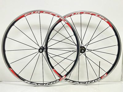 手組みカーボンホイール シマノ11s 軽量約1200g中古チューブラー 700C 中古)FULCRUM (フルクラム) SPEED40 DISC 2-WAY FIT