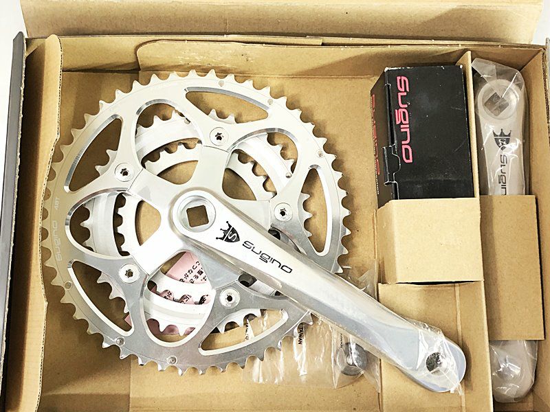 p*i様 Sugino スギノ マイティツアー 170mm 50/34T BB付 未使用品 スギノ SUGINO マイティツアー MIGHTY TOUR 801T 48-36