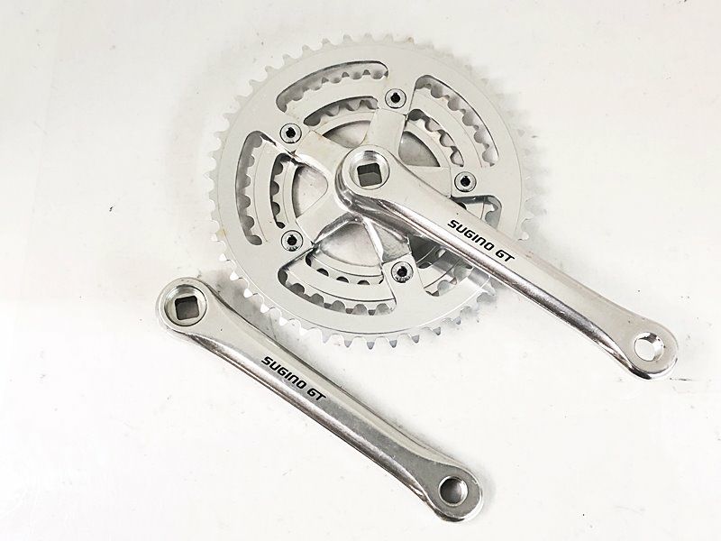 Sugino マキシィクランクセット ルネタイプギヤ Amazon | Sugino(スギノ) Mighty Tour 901D 50x34(SHP/S) 165mm
