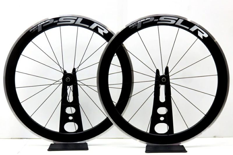 GIANT SLR1 カーボンホイールセット(リムブレーキ用)シマノ11S 未使用品 ジャイアント GIANT SLR1 42 DISC HOOKLESS カーボン