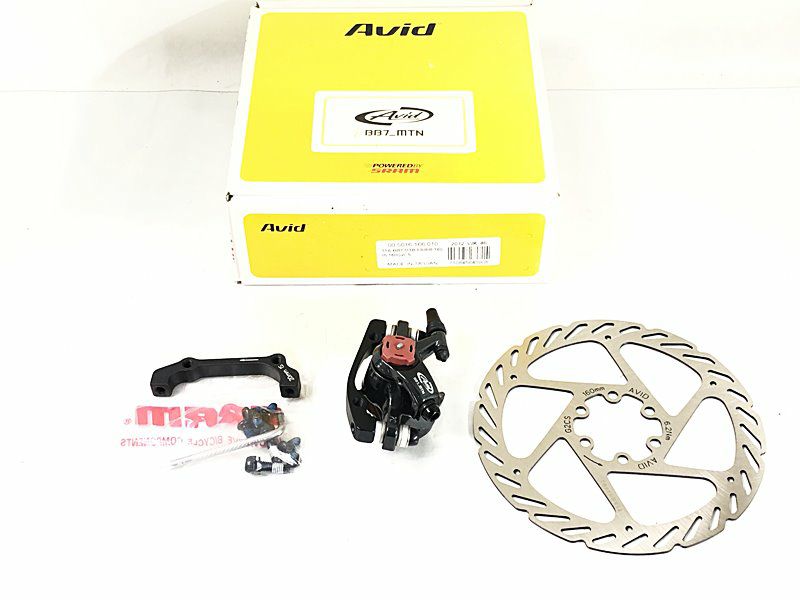 未使用品 エイビッド AVID BB7_ MTN CALIPER DISC ROTOR SET