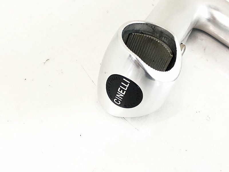 ビンテージ Cinelli チネリ スレッドステム 90mm シルバー ビンテージ Cinelli チネリ スレッドステム 90mm シルバー
