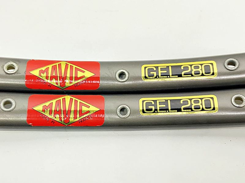 プライスダウン開始】未走行品 マビック MAVIC GEL 280 リム2本セット