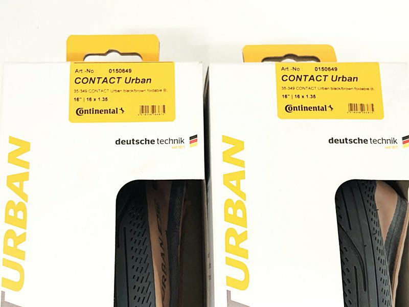未使用品 コンチネンタル CONTINENTAL コンタクト アーバン 2本