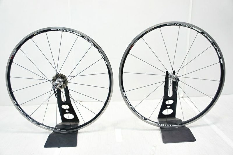 ★各オーバーホール済み シマノ 6700 ホイール 700c 前後 アルテグラ シマノ WH-6700 ULTEGRA-(新潟の自転車のプロショップ-佐々木輪店)