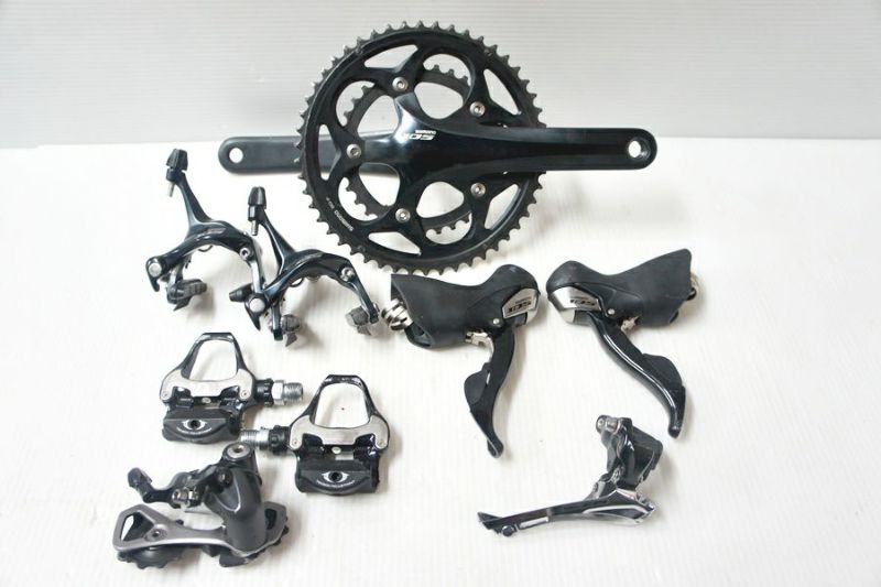 ▽▽シマノ SHIMANO 105 5700系 6点セット FC-5750 ST-5700 FD