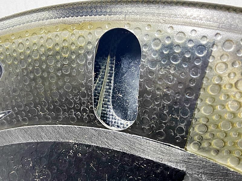 プーくん ZIPP SUB 9 ディスクホイール 未走行 表面は、まるでゴルフ