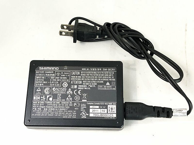 シマノ Di2 SM-BTR1 充電器 セット シマノ SHIMANO SM-BCR1 外装バッテリー用充電器 SM-BTR1用 充電