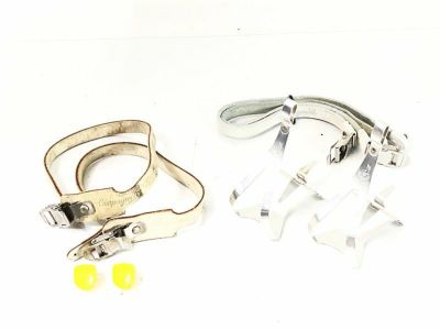カンパニョーロ CAMPAGNOLO 軽合トゥークリップ & ストラップ TOE CLIP