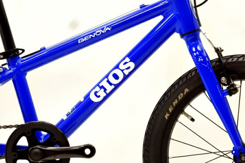 【Kumama 】GIOS ジェノア　キッズバイク 18インチ 青 GIOS ( ジオス ) キッズバイク GENOVA 18 ( ジェノア 18