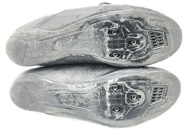 極美品 シマノ ビンディングシューズ SHRC300M 自転車 ブラック 27 シマノ SHIMANO ビンディングシューズ RC3 SHRC300M ブラック