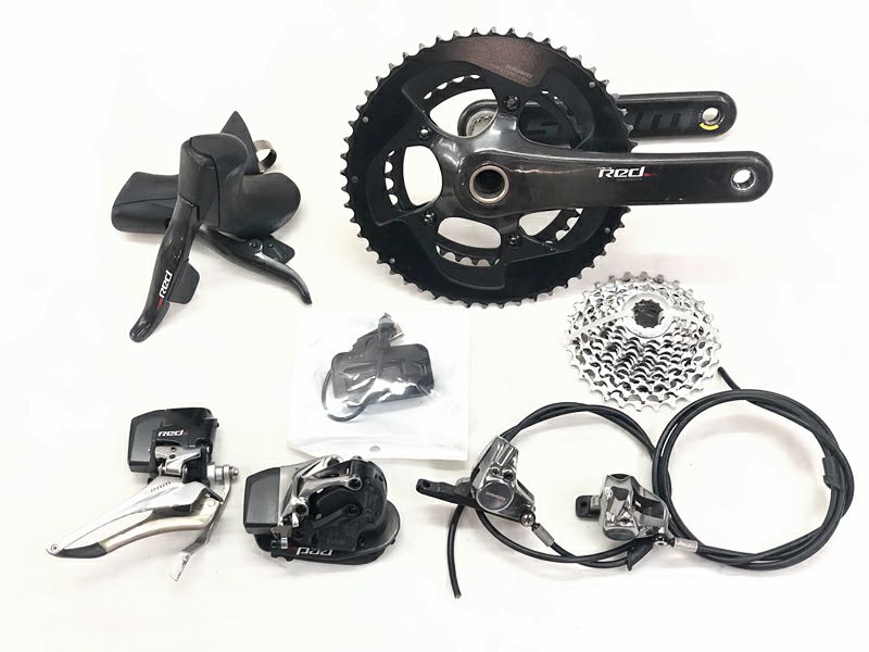 スラム SRAM レッド RED eTAP 2X11速 電動 e-tap 油圧DISC