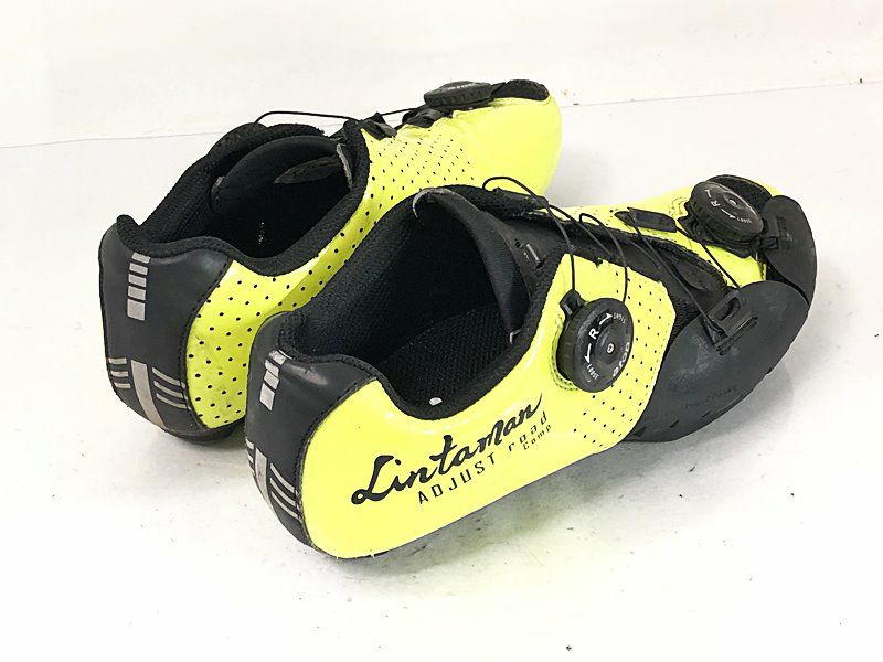LINTAMAN リンタマン ROAD BIKE ビンディング シューズ 美品 美品 リンタマン LINTAMAN ROAD COMP ADJUST ビンディングシューズ 3つ