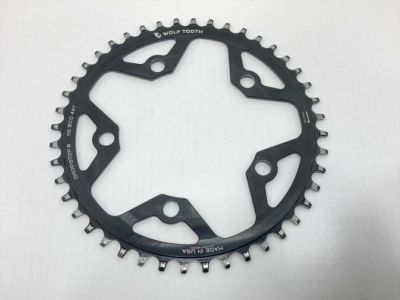 ウルフトゥース WOLF TOOTH チェーンリング DROP-STOP B 黒 110 BCD