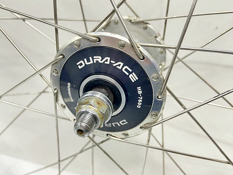 訳アリ MAVIC/SHIMANO OPEN PRO リム/DURA-ACE 7600ハブ ホイール