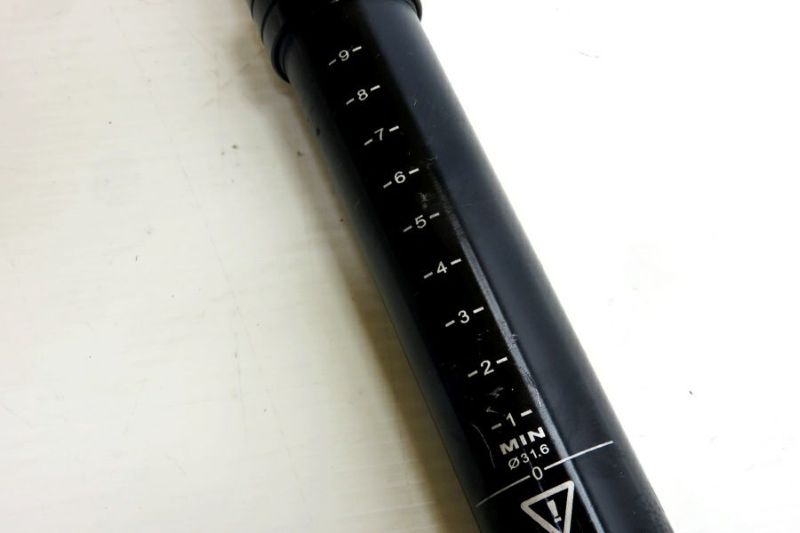 TranzXドロッパーシートポスト 径31.6mm 可動域115mm（サイクル