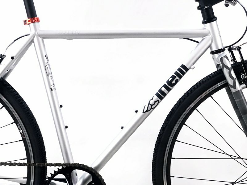未走行品 チネリ CINELLI トゥット プラス シルバーブートレッグ TUTTO