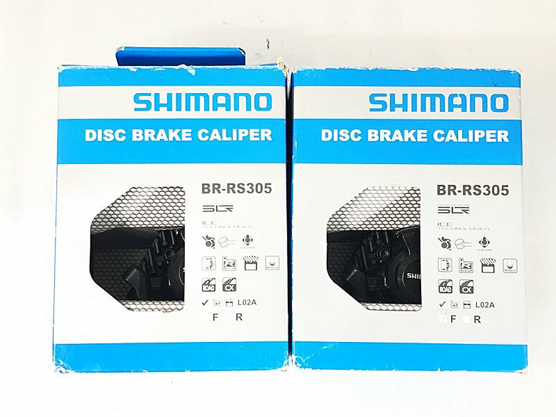 未使用品 シマノ SHIMANO ディスクブレーキキャリパー 前後セット BR