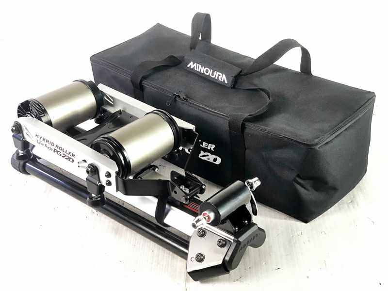 美品　ミノウラFG220 ハイブリッドローラー 収納バッグ付き 美品 ミノウラ MINOURA FG220 ハイブリッドローラー ローラー台