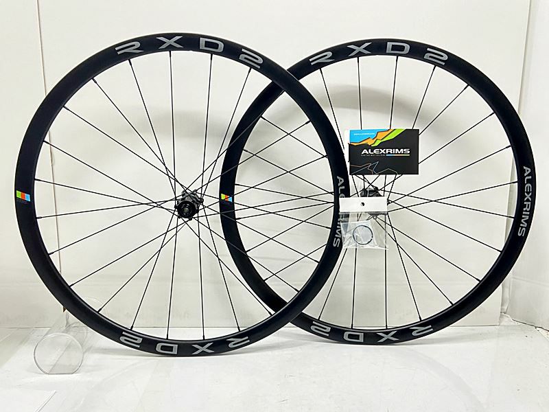未走行品 アレックスリム ALEXRIMS RXD2 ホイールセット シマノフリー