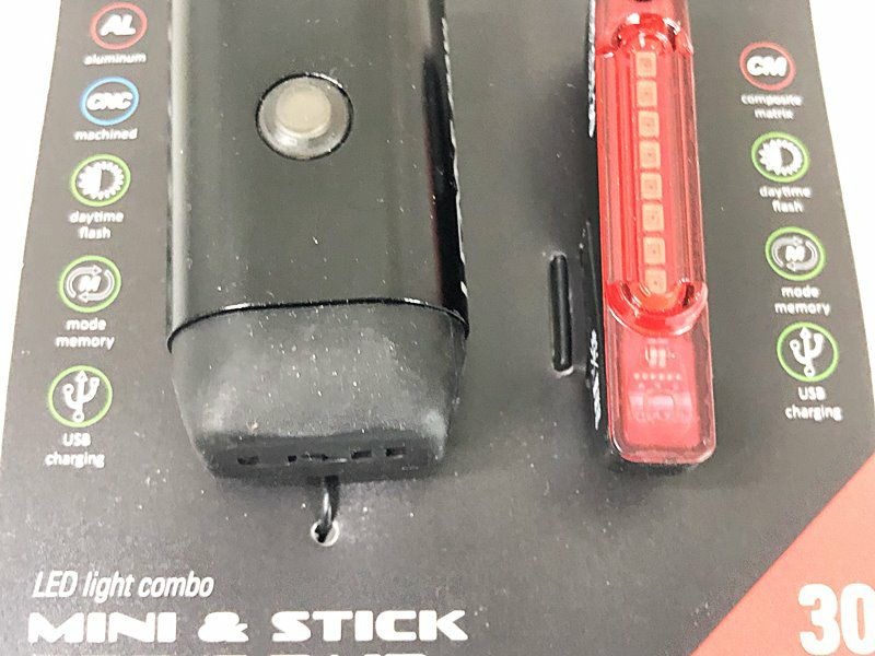 未使用品 レザイン LEZYNE ライト前後セット ミニ/スティック ドライブ