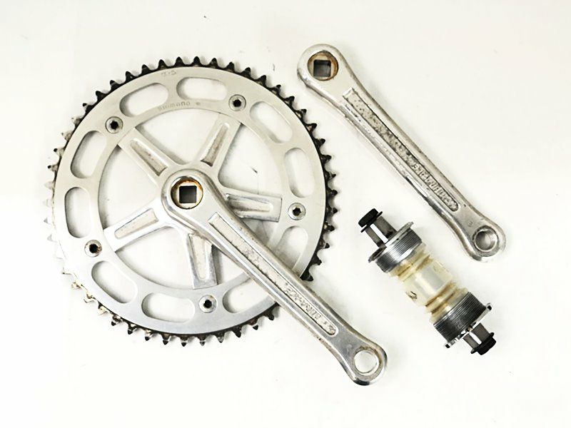 DURA-ACE クランクセット NJS シマノ SHIMANO デュラエース DURA-ACE njs 50T/165mm クランクセット 〇