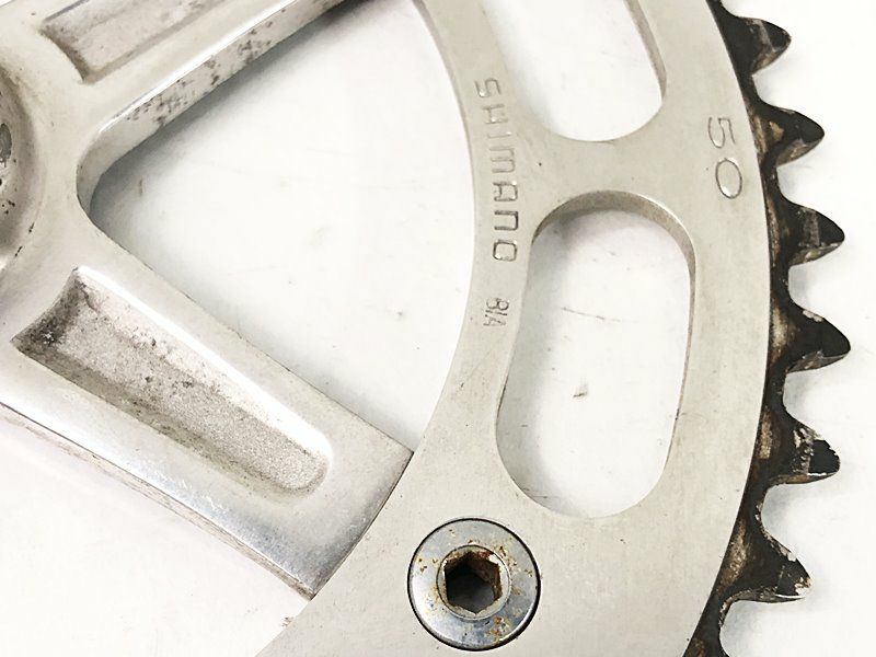 シマノ SHIMANO デュラエース DURA-ACE njs 50T/165mm クランクセット 〇