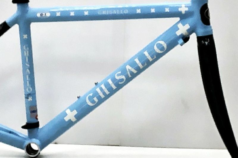 引き取り限定♪GHISALLO♪ギザロ♪クロモリフレーム♪フロントシングル化♪ 引き取り限定♪GHISALLO♪ギザロ♪クロモリフレーム♪フロントシングル