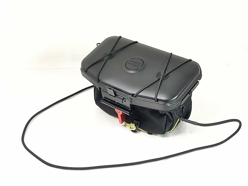 【中古美品】ルートワークス　ハンドルバーバッグ　ブラック 中古美品】ルートワークス ハンドルバーバッグ ブラック 中古美品