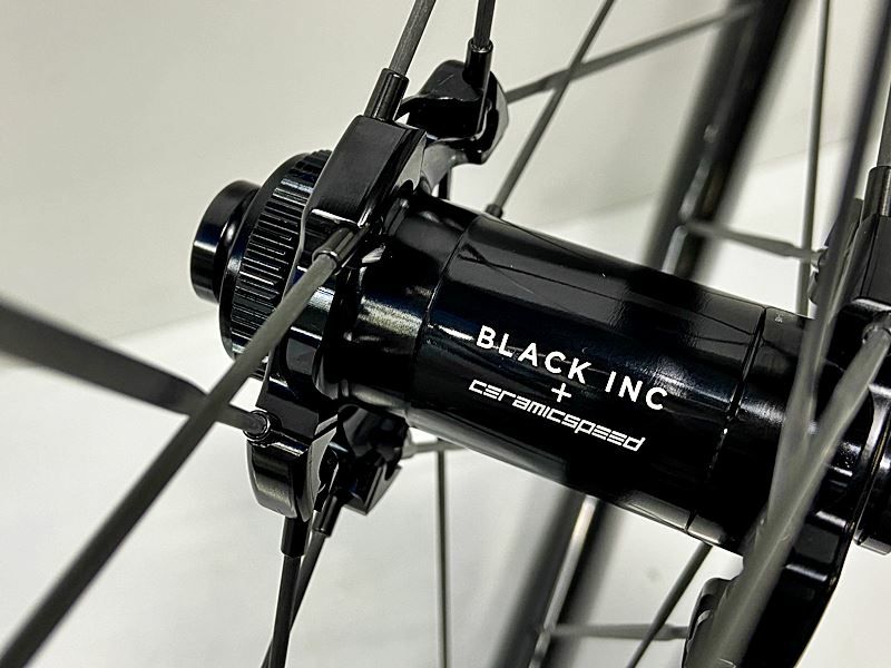未走行品 ブラックインク BLACK INK BLACK 62 ホイールセット シマノ