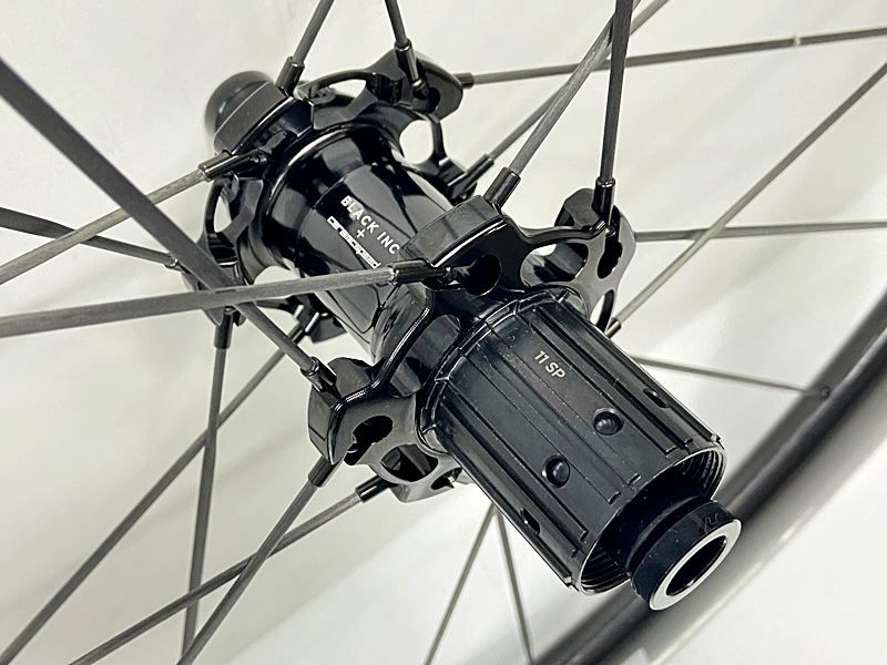 未走行品 ブラックインク BLACK INK BLACK 62 ホイールセット シマノ